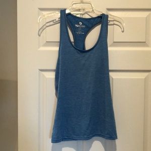 Reflex Blue Workout Tank Top